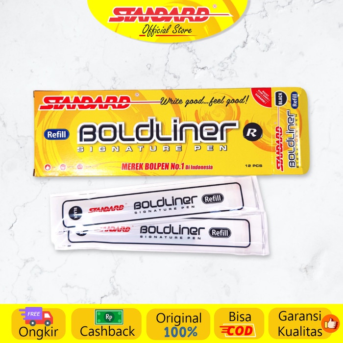 

[COD-XTRA Ongkir] Standard - Refill Pulpen Boldliner R 1.0 ( Isi Pulpen, Pena, Ballpoint )