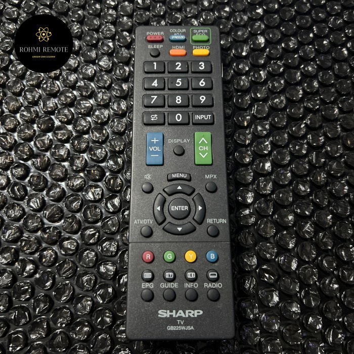 Remote Remot Tv Led Sharp Aquos Gb225Wjsa Original Asli