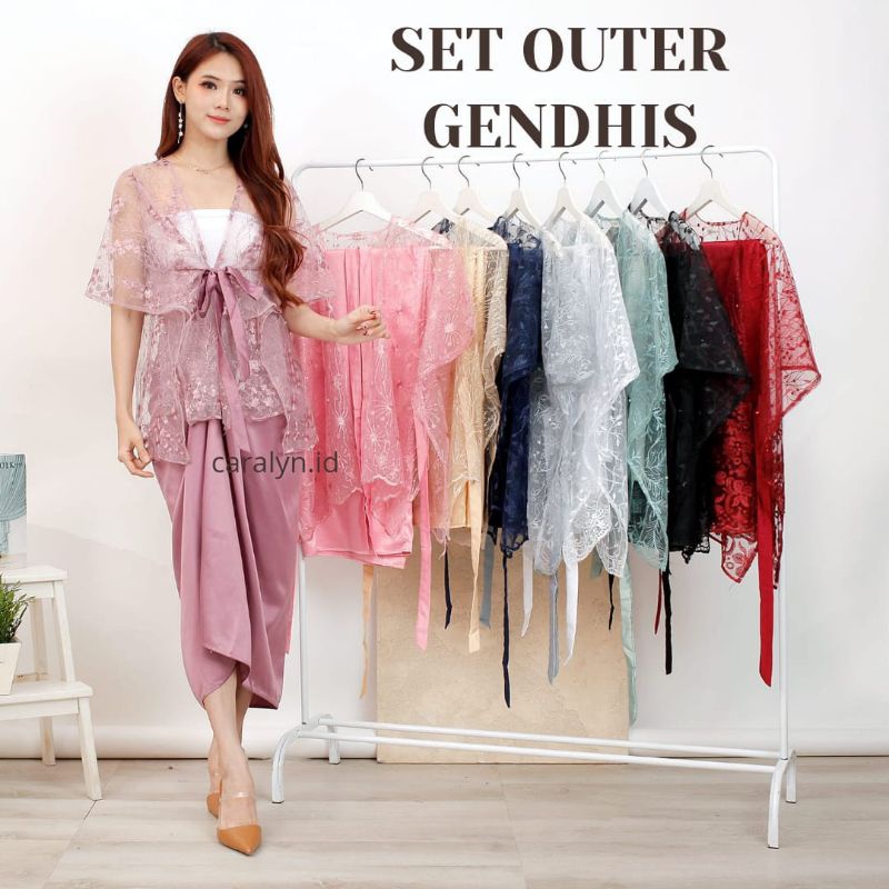 KEBAYA OUTER GENDHIS KEBAYA SET OUTER DAN ROK LILIT