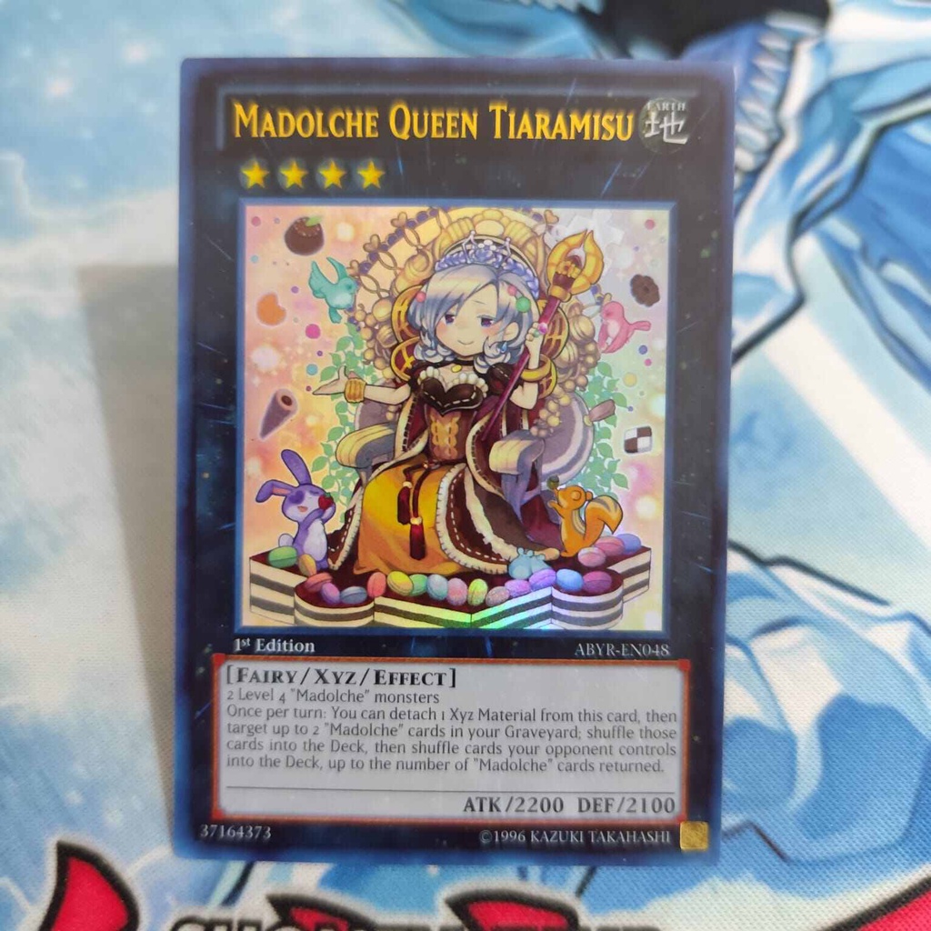 yugioh madolche queen tiaramisu ABYR ultra rare  original