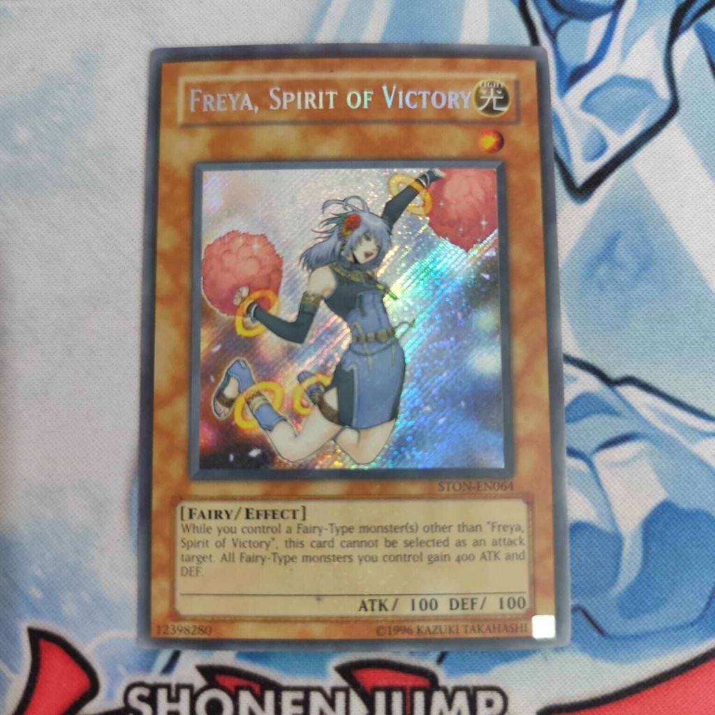 yugioh freya spirit of victory STON secret rare  original