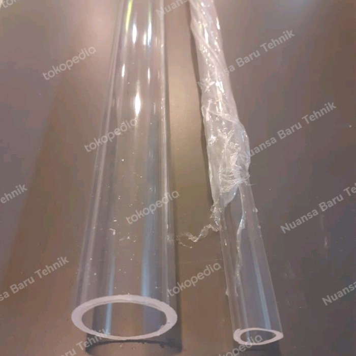 Pipa Tabung OD 4" inch / Pipa Akrilik Tabung Bening Kaca / Panjang 2m