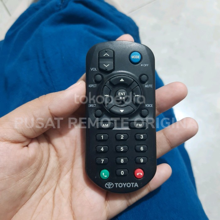 REMOTE REMOT DVD TAPE MOBIL TOYOTA P5600-0DA07 ORIGINAL ASLI