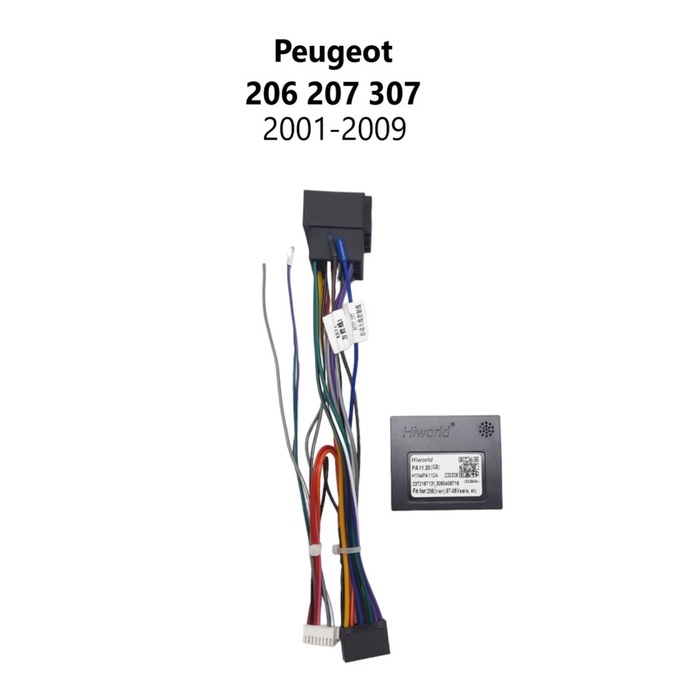 BISA GOSEND KABEL SOKET HEAD UNIT CANBUS ANDROID PEUGEOT 206 207 307 A-2