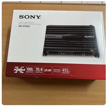 BISA GOSEND POWER AMPLIFIER SONY XPLOD 4 CHANNEL XM-N1004 / POWER AMPLIFIER SONY XM-N1004 / POWER