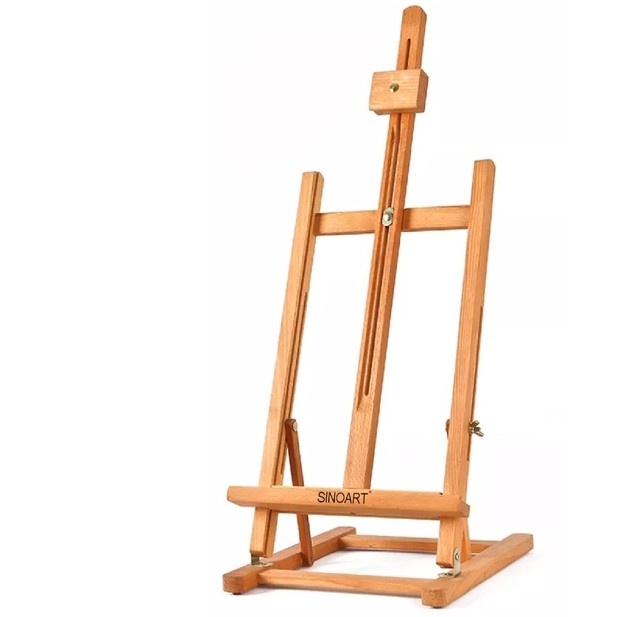 

PROMO! Easel Lukis Sinoart Large Table Top Wooden Display Sketch Stand