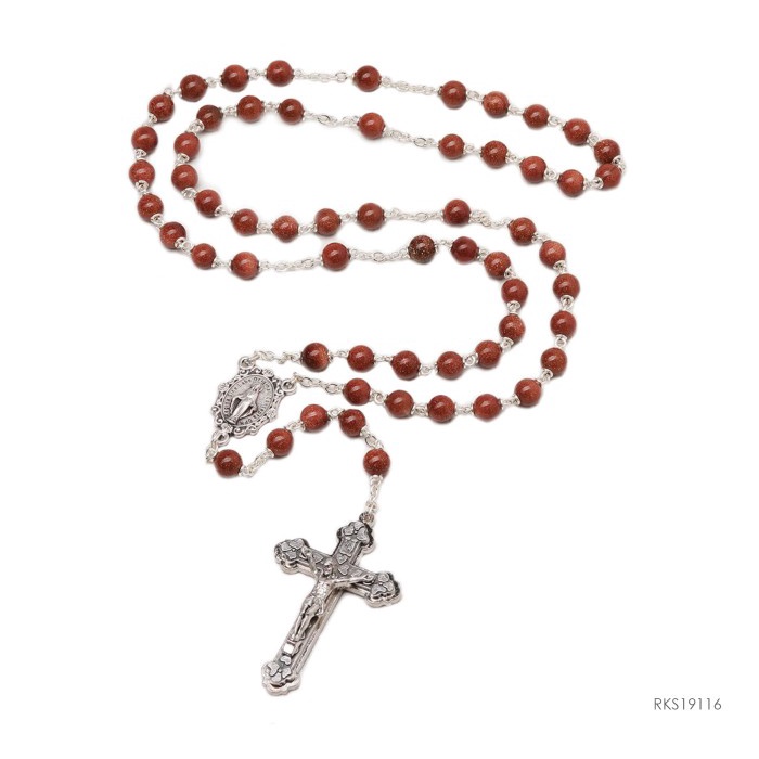 """] Rosario Batu Pasir Emas Rohani Katolik