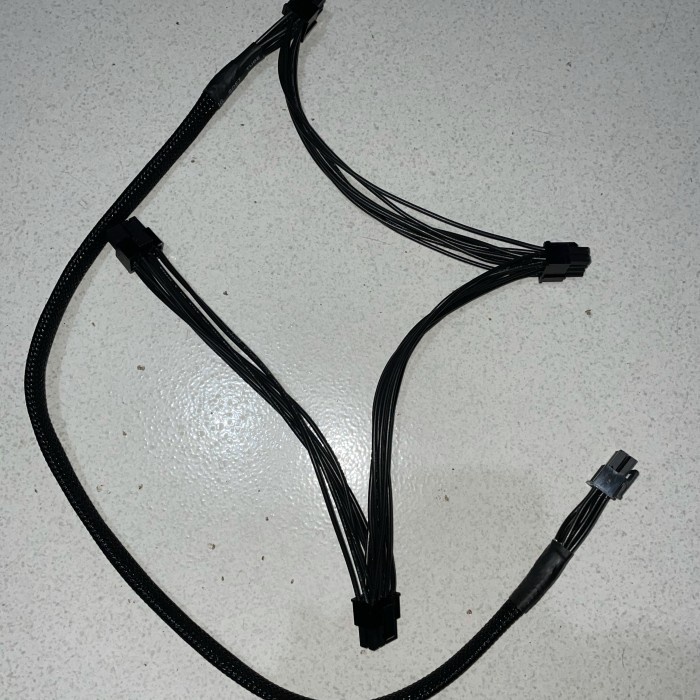 kabel modular pcie 8 pin to 6 2 pin cabang 3 kabel modular 8pin mining