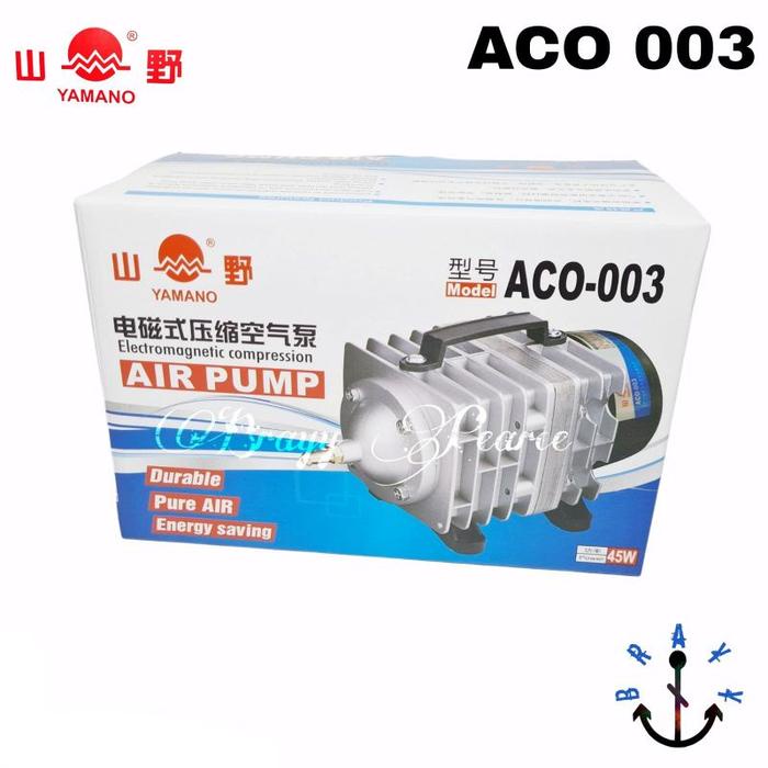 Mesin Gelembung Pompa Aerator kolam ikan Yamano ACO 003
