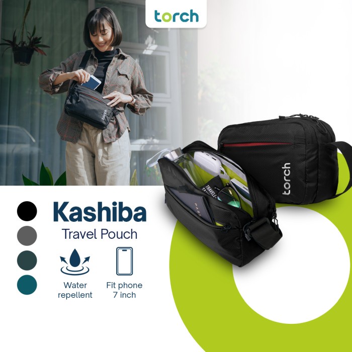 Torch Tas Selempang Bahu Pria Wanita - Sling Bag Travel Pouch Kashiba