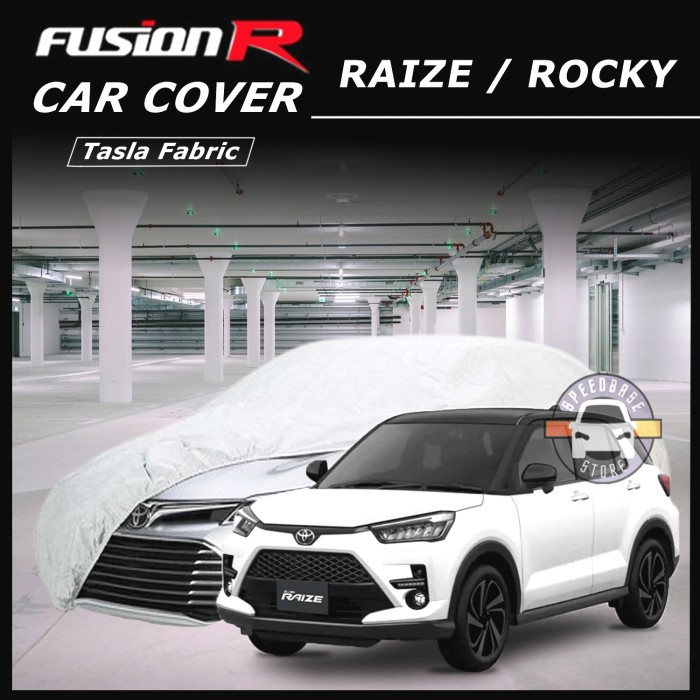 Cover Mobil Raize Rocky Fusion R Selimut Body Putih