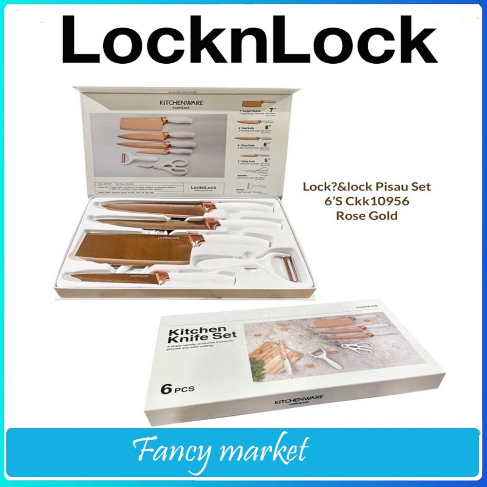 Citayam PISAU SET LockNLock/Lock N Lock/Lock & Lock CKK109S6 PREMIUM