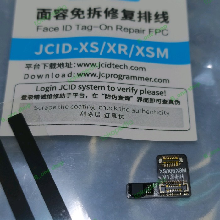 FLEXIBEL FLEXIBLE JC TAG ON FACE ID IPHONE XS / XR NO REMOVE
