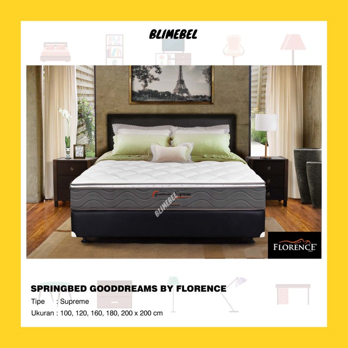 BLIMEBEL Florence Spring Bed Gooddreams Supreme / Matrass Tempat Tidur