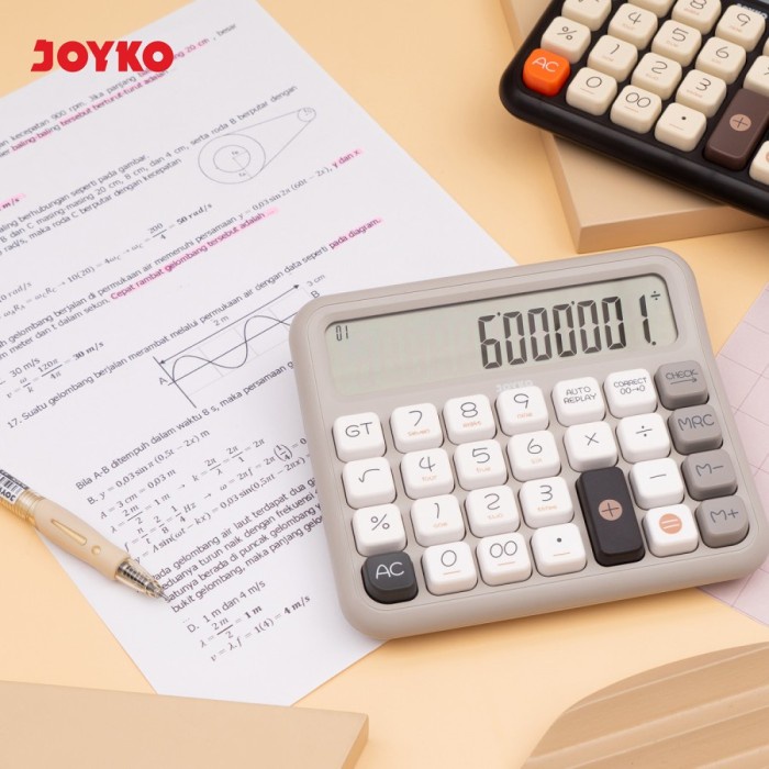 

CALCULATOR BIG DISPLAY JOYKO CC-63BCO - KALKULATOR MEHANICAL BUTTON [TERBARU[TERLARIS[ORIGINAL[ASLI]