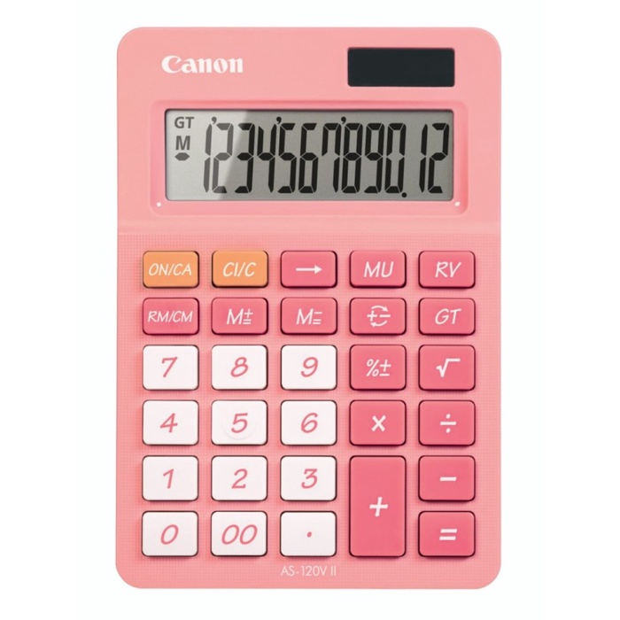 

CANON WARNA WARNI COLOURFULL CALCULATOR KALKULATOR AS 120 V AS120V ORI