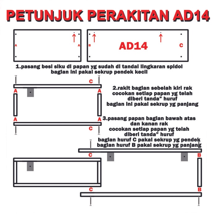 Rak Ambalan Dinding Minimalis Rak Tv Gantung Ambalan Tv Gantung Ad14