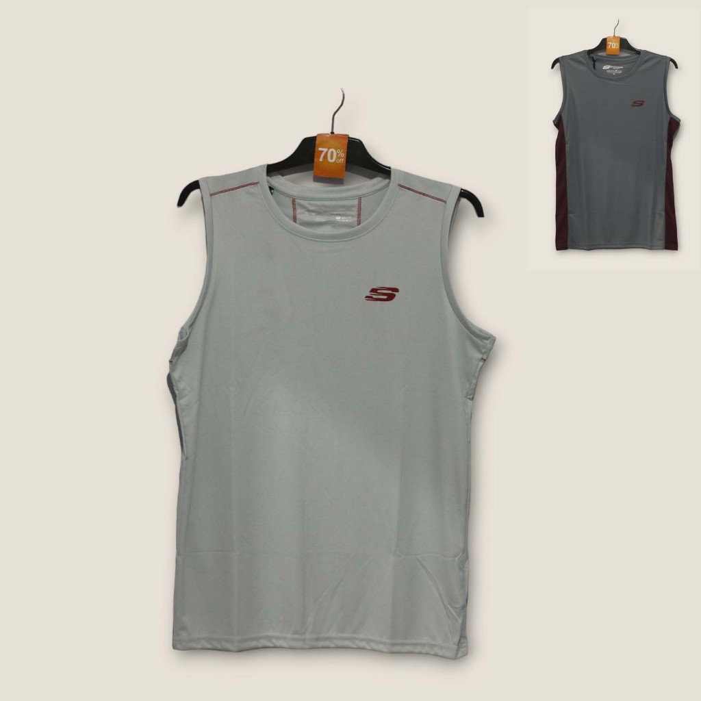 Kaos Skechers Sleeveless Pria Original