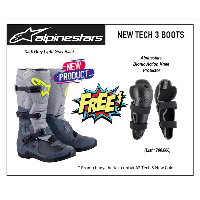alpinestar Tech 3 2025 bonus Knee alpinestar