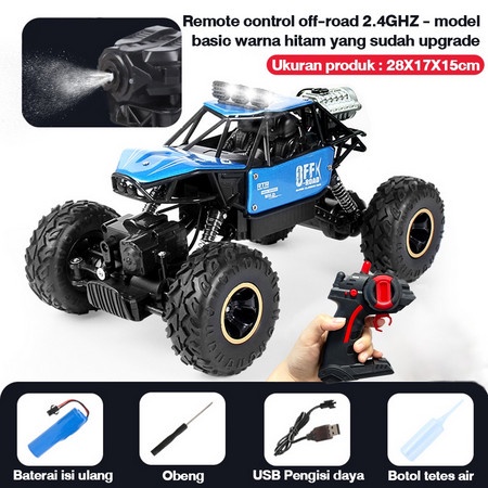 hs 2.4GHZ Mainan Mobil Remot Control offroad 4WD Climbing Car RC Rock Crawler 1:16 Powerful Alloy RC