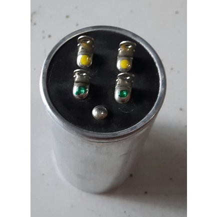 Kapasitor Motor Mesin Cuci Bicai CBB60 10 + 4 uF mF Original
