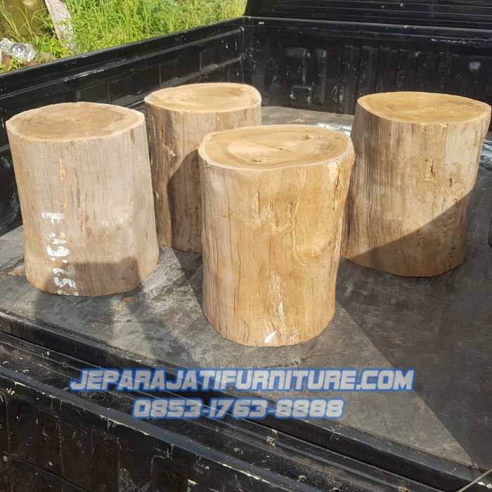 PREMIUM stool kayu jati solid , kursi jati solid , kursi taman jati
