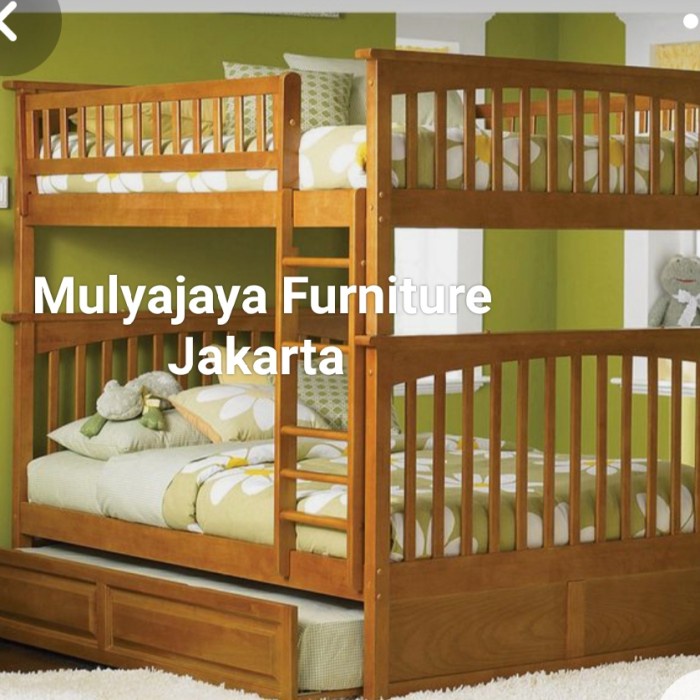 PREMIUM RANJANG TINGKAT ANAK DAN DEWASA KAYU JATI BERKUALITAS