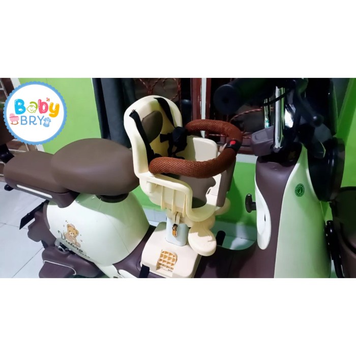 KURSI BONCENGAN DEPAN ANAK DI SEPEDA LISTRIK MOTOR LISTRIK / DUDUKAN DEPAN ANAK / KURSI BONCENG ANAK