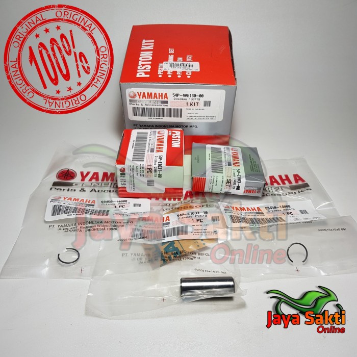 PISTON RING SEHER KIT MIO J - MIO GT - SOUL GT - FINO FI ASLI YAMAHA