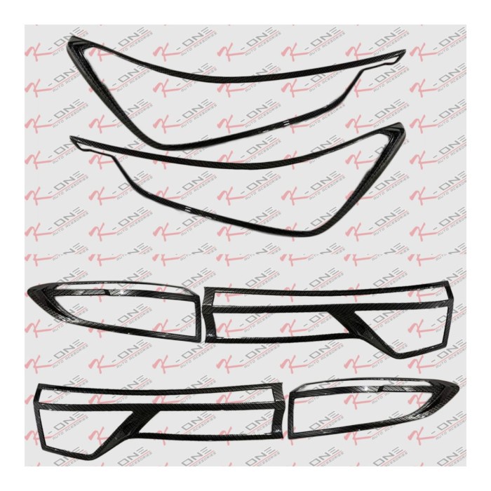 Paket garnish list lampu carbon HRV 2022 - 2024.