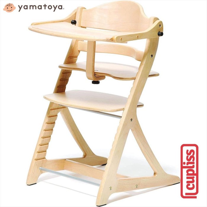 PROMO Yamatoya SukuSuku Plus Table Chair Natural Kursi Makan Anak