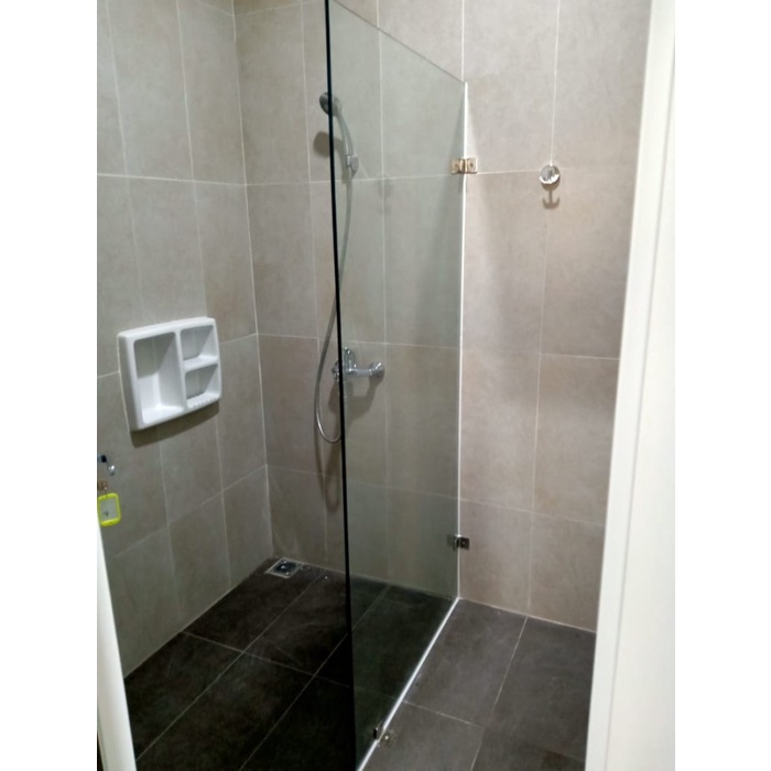 SEKAT KACA KAMAR MANDI PARTISI SHOWER 10 MM MULIA DEKKSON