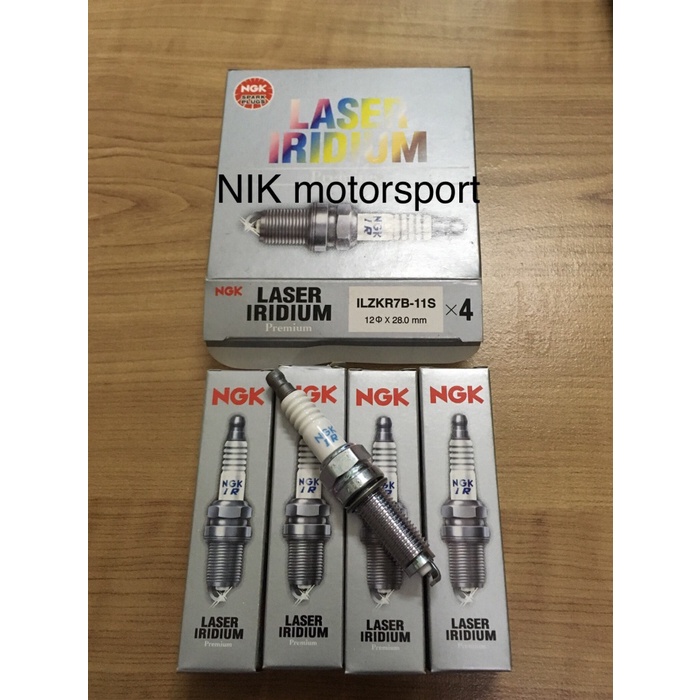 Ngk Busi Laser Iridium Ilzkr7B-11S 4Pcs
