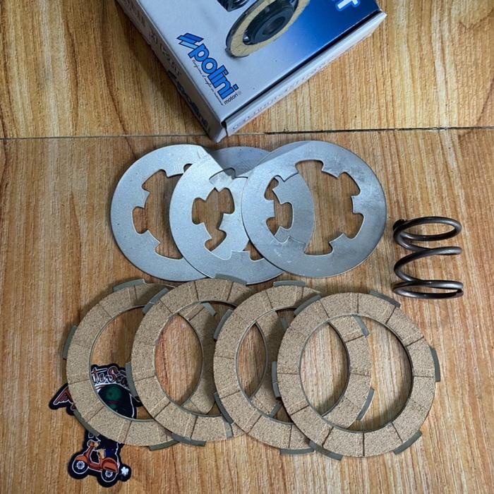 Kampas Kopling Set Polini Vespa Smallframe Pts Special Darling Et3