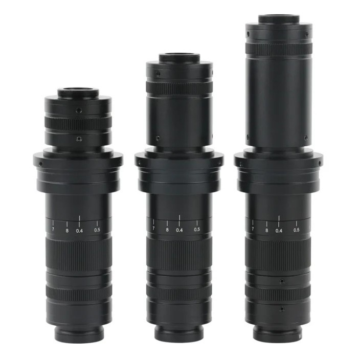 300X 600X 800X Adjustable Continuously Monocular Zoom C mount Lens