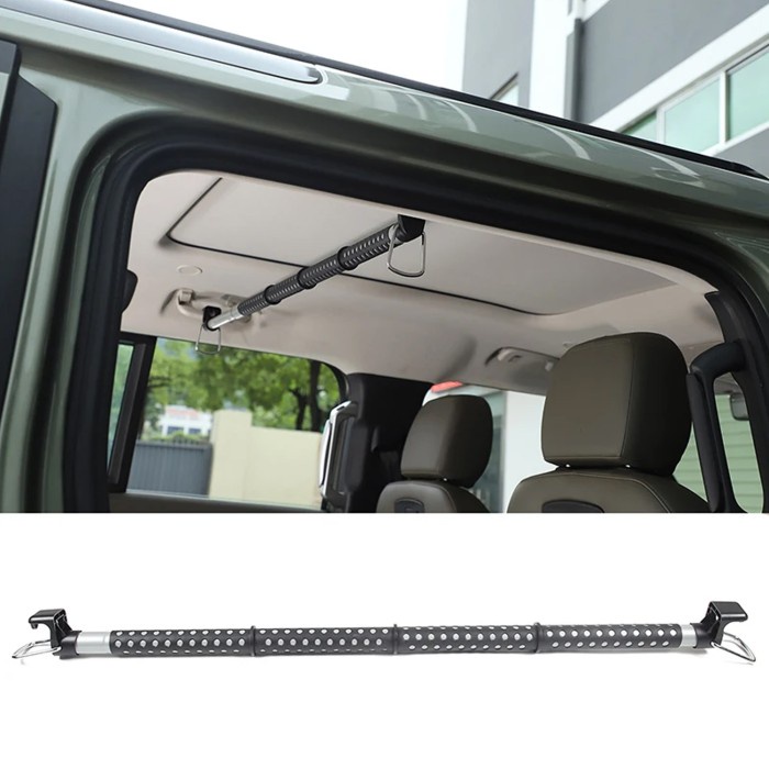 HARGA TERBARU GANTUNGAN BAR BAJU JAS PAKAIAN MOBIL ANDABLE CAR CLOTH HANGER POBLE TRD