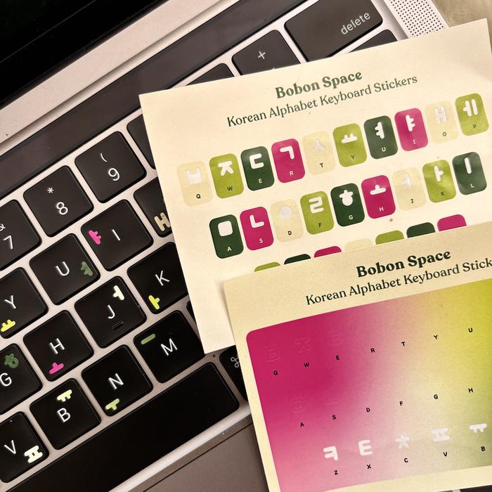 HOT SALE STICKER HANGUL KEYBOARD - STIKER VYNIL HANGEUL HURUF KOREA WATERPROOF UNTUK MACBOOK