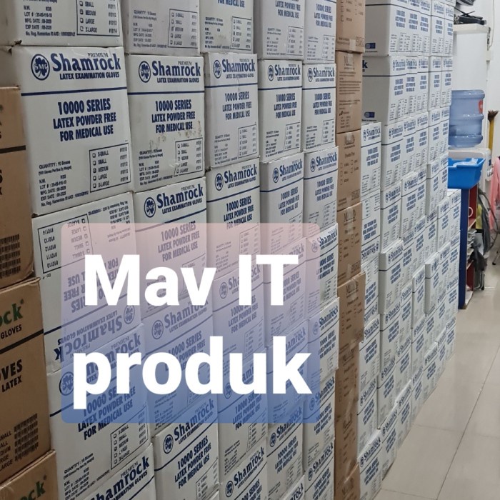 Nrs - Sarung Tangan Latex Non Powder Shamrock Glove Premium Termurah