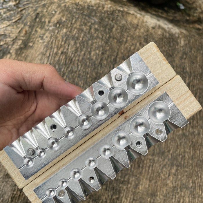 TERBARU cetakan timah pancing bulat