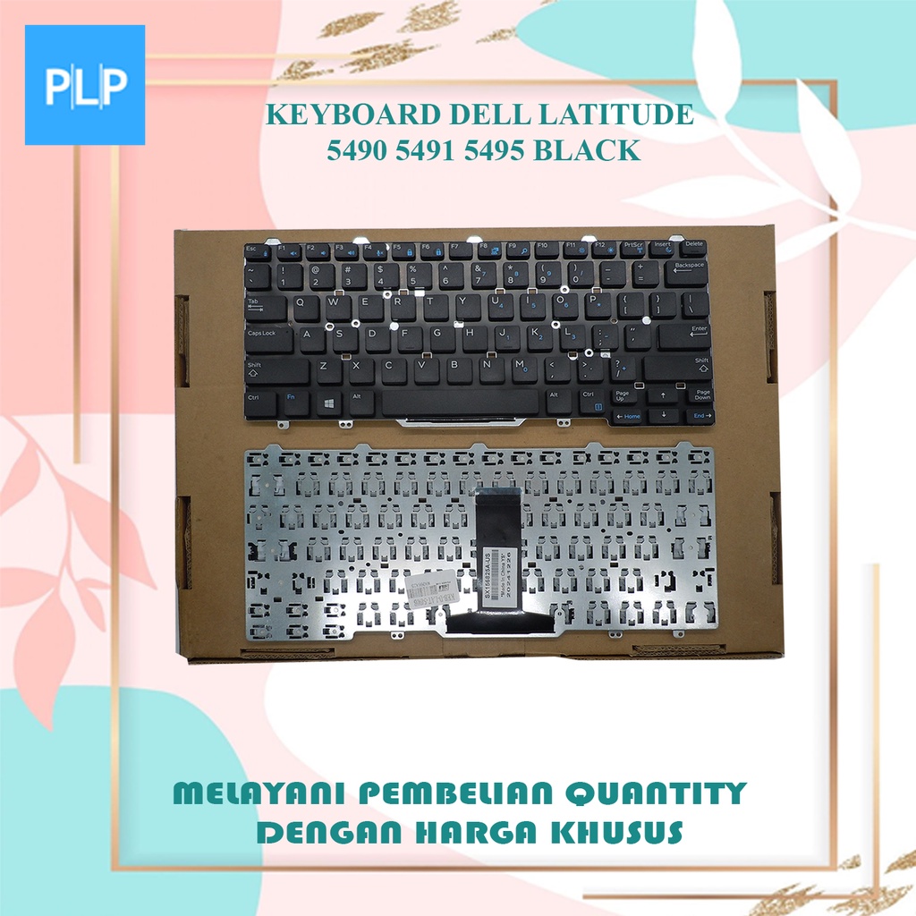 Keyboard Dell Latitude 5490 5491 5495 Black