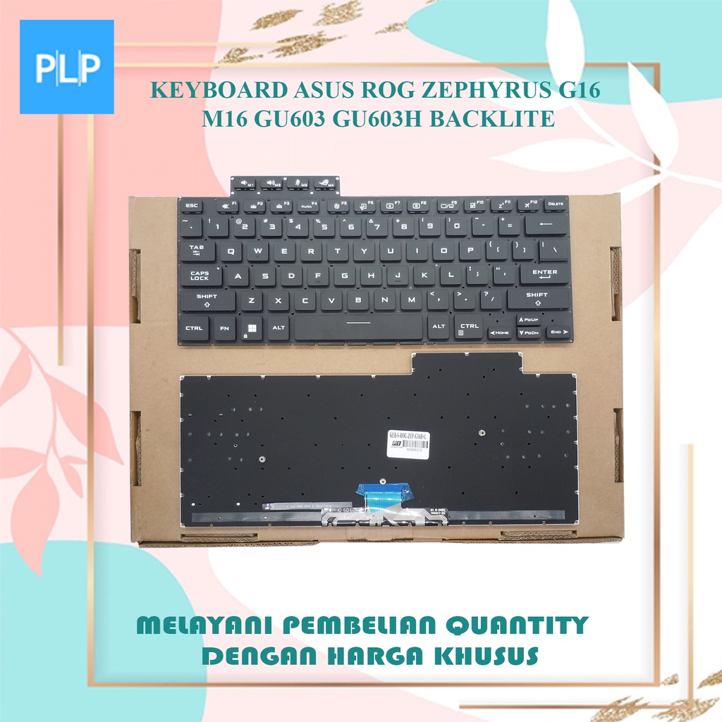 Keyboard Asus Rog Zephyrus g16 m16 gu603 gu603h Backlight