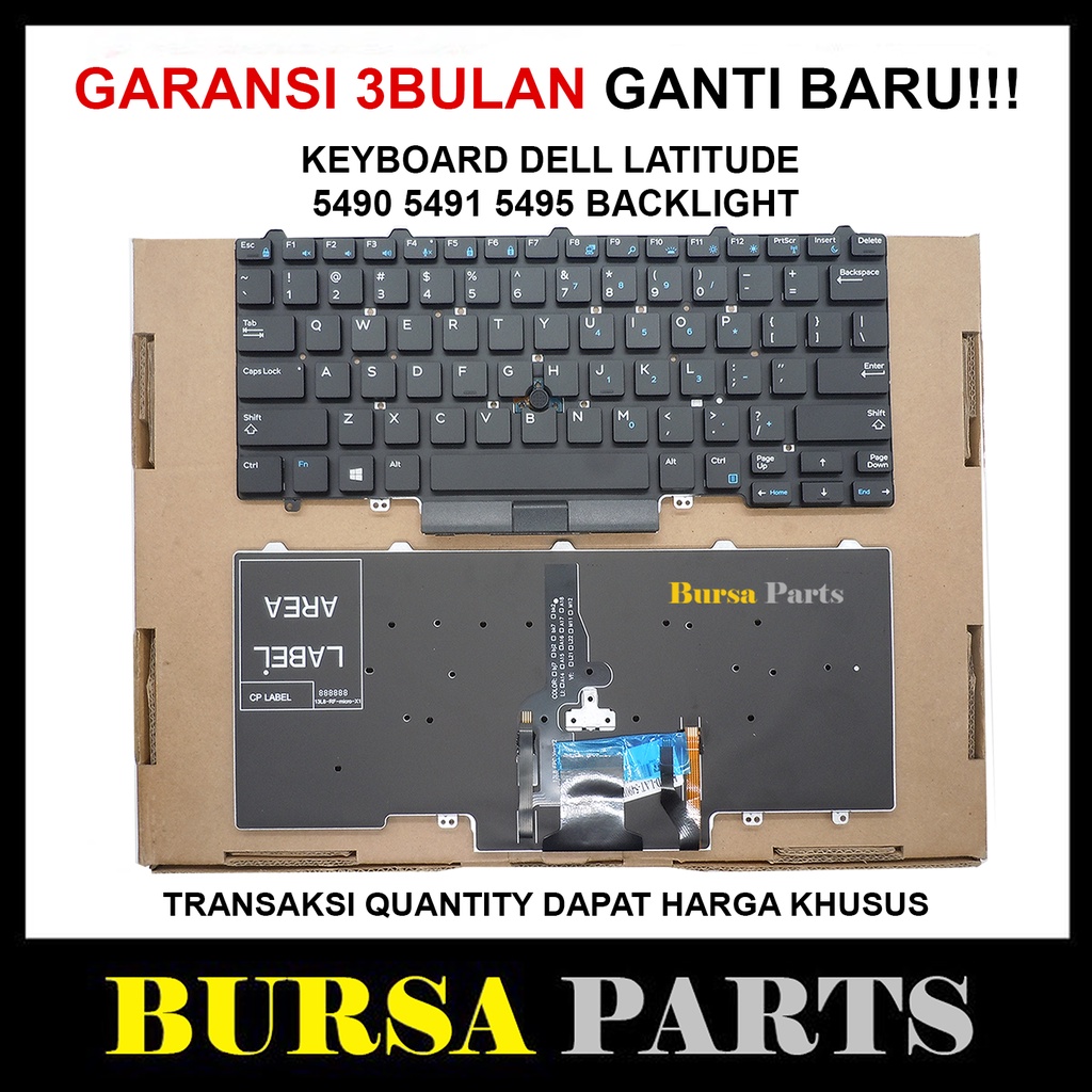 Keyboard  Dell Latitude 5490 5491 5495 Backlite