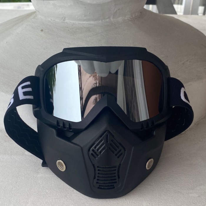 TERLARIS Google Mask Helm Osbe Premium - Bermacam warna