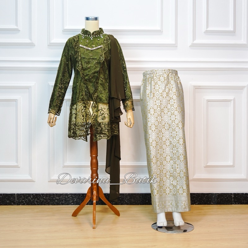 KEBAYA SET COUPLE KINARA Kebaya Kutubaru Modern Kebaya Wisuda Kebaya Kondangan Kebaya Lamaran