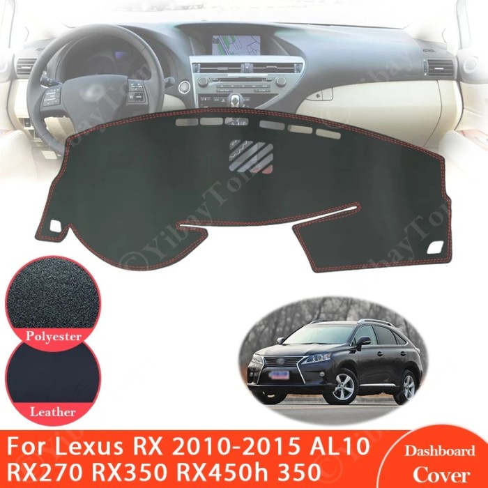 For Lexus RX 2010 ~ 2015 AL10 Anti-Slip Leather Mat Dashboard Cover