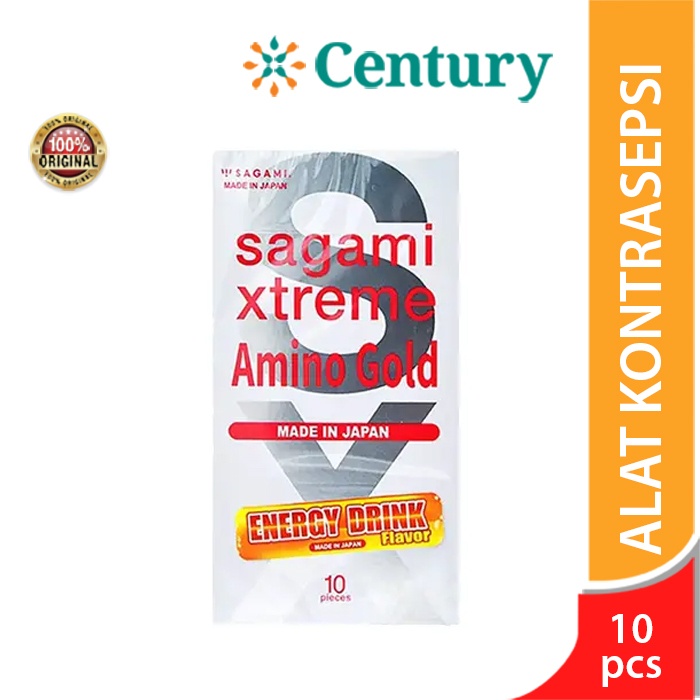 SAGAMI XTREME AMINO GOLD ENERGY DRINK ISI 10 / ALAT KONTRASEPSI / PRIA