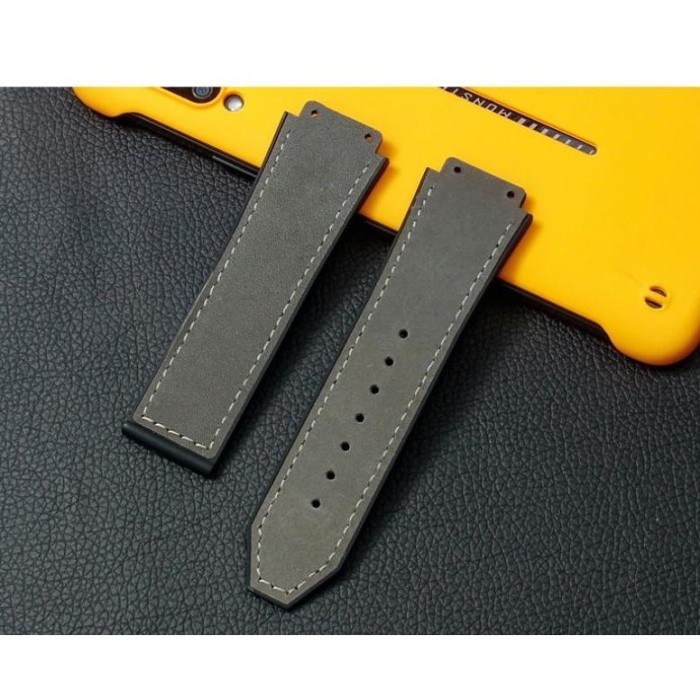 PREMIUM Stp New...Reaaady Strap Tali Jam Hublot Kulit Polos Tali/Strap Jam Tangan Hublot Geneva