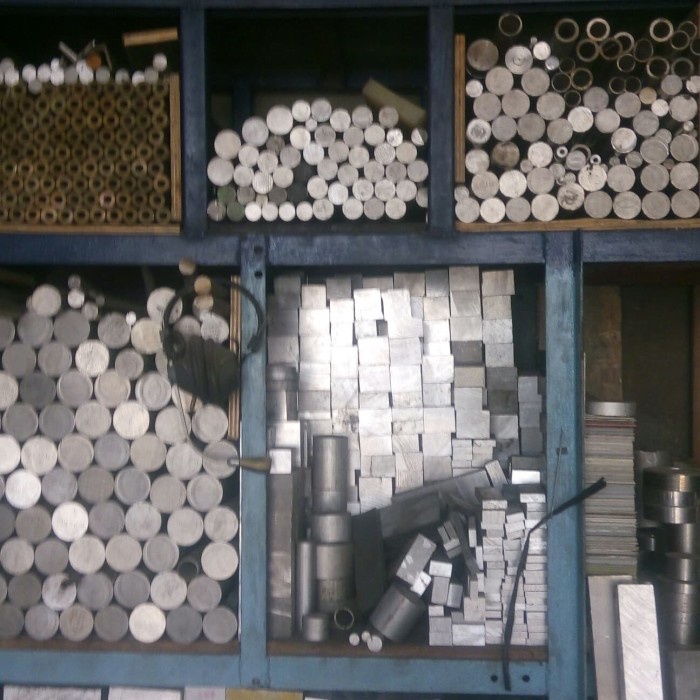 PREMIUM Plat Aluminium Dural 7075 uk. 40 x 40 x 180