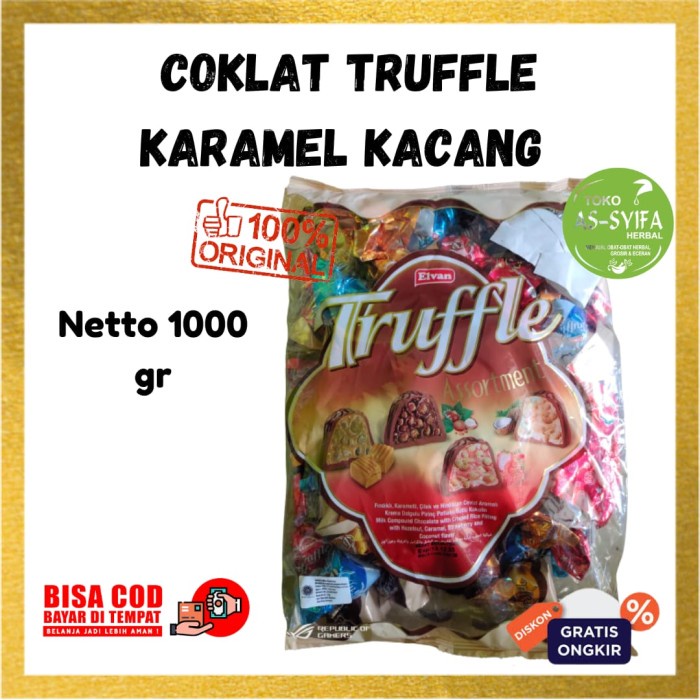 

Wdo - Coklat Elvan Truffle 1 Kg Mix Coklat Turki Oleh Oleh Haji Coklat Arab