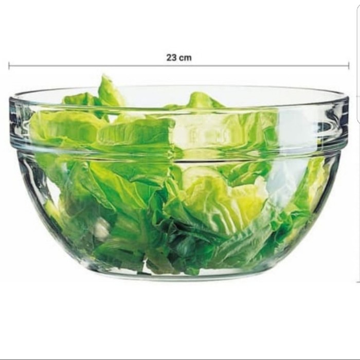 [mojiko] - Mangkok salad/ Mangkok Adonan/ Mangkok kaca/Fruit bowl/Glass Bowl/Bowl